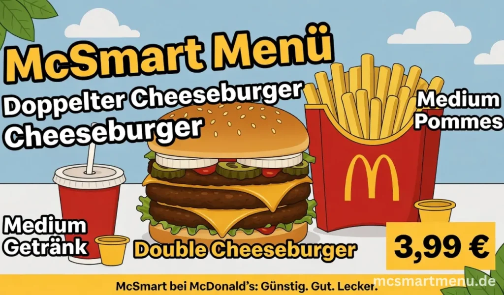 mcsmart menü double cheeseburger